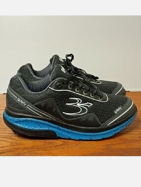 gdefy - Men's Black and Blue Athletic Shoes